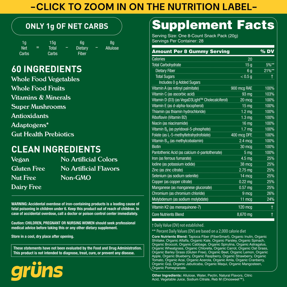 Grüns Daily - Gift | Sugar-Free