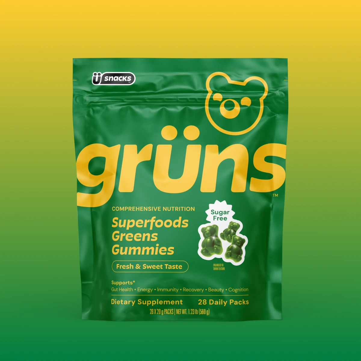 Grüns Superfood Gummies Sugar-Free