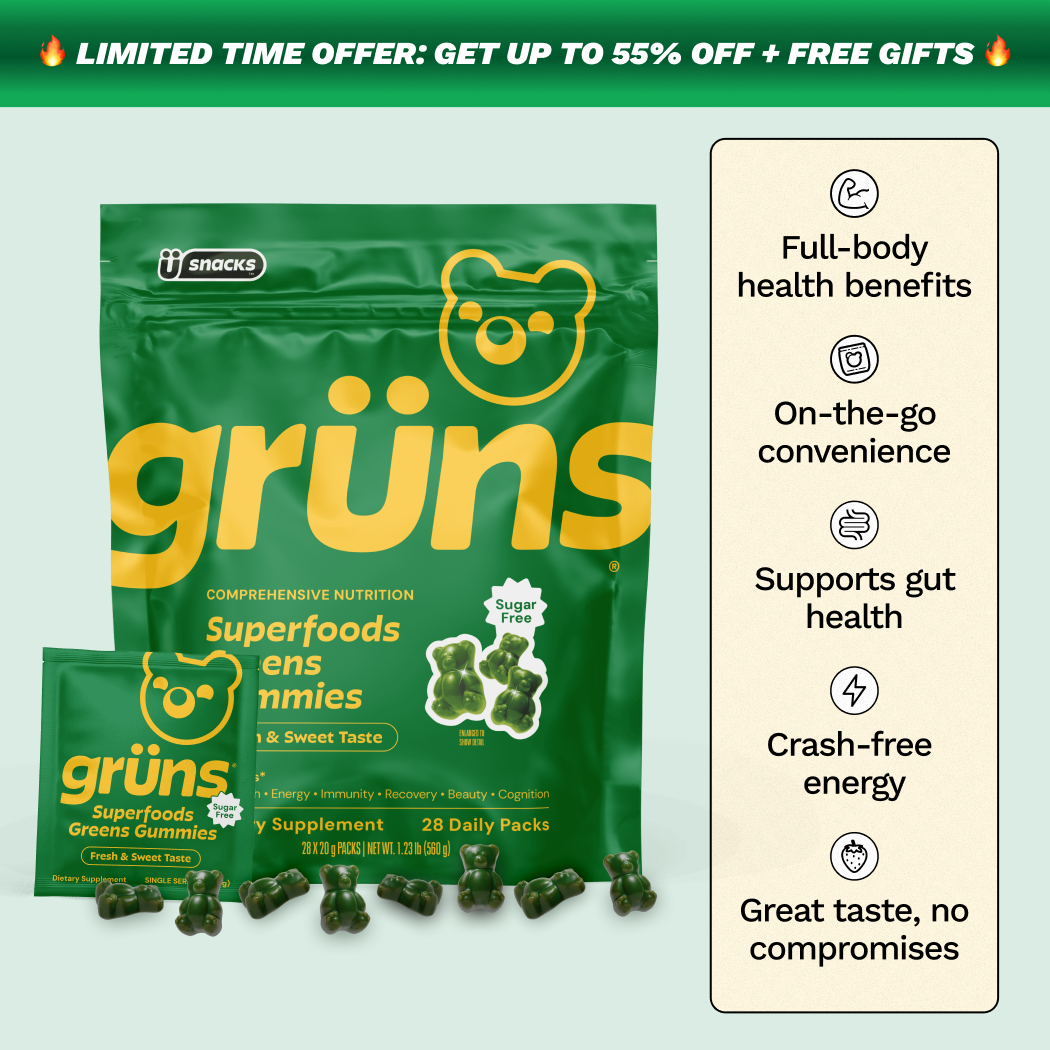 Grüns Superfood Gummies Sugar-Free