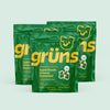 Grüns Adults Sugar-Free Quarterly Superfood Gummies, vegan multivitamin gummies, Original, pouch front view