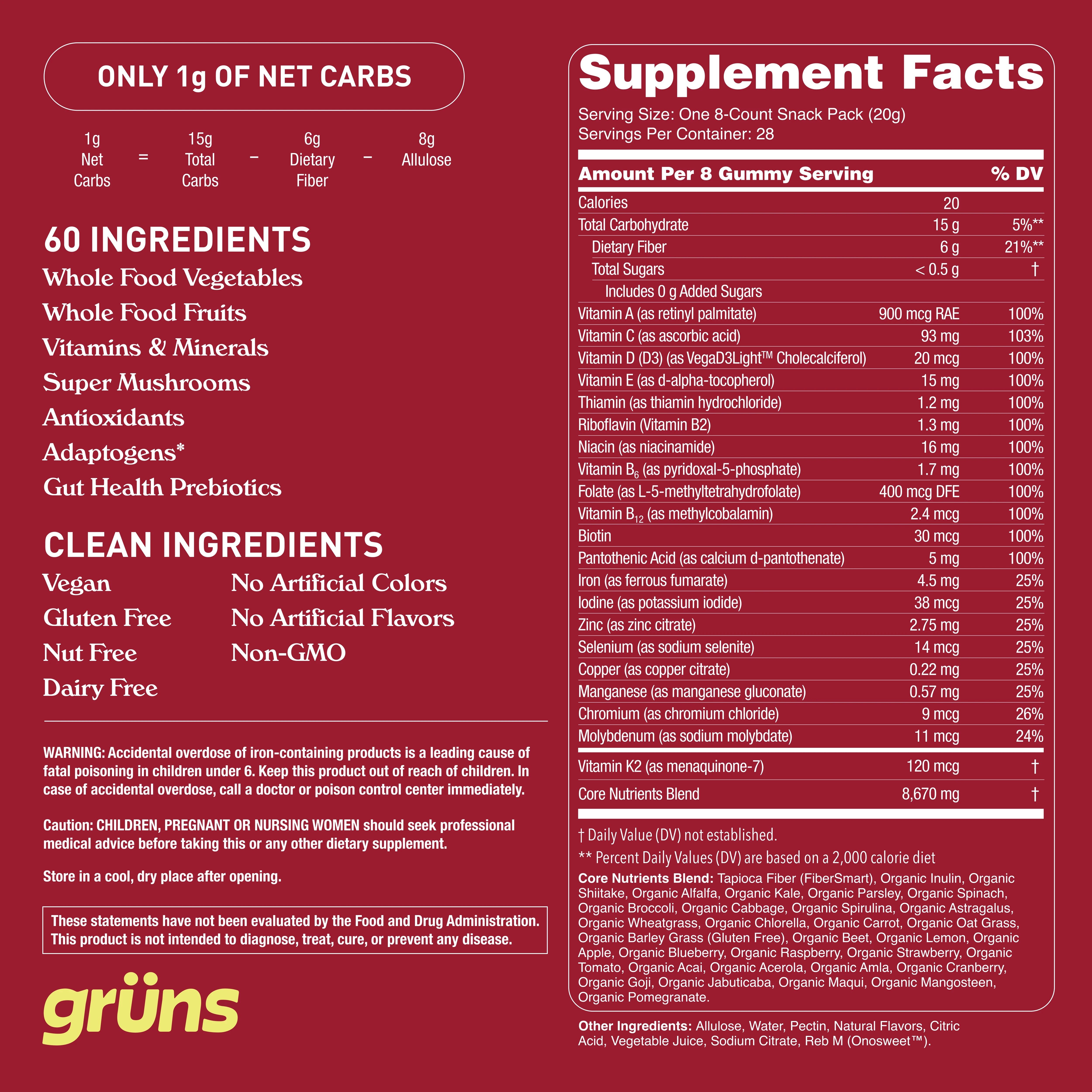 Nütrops Daily Gummies