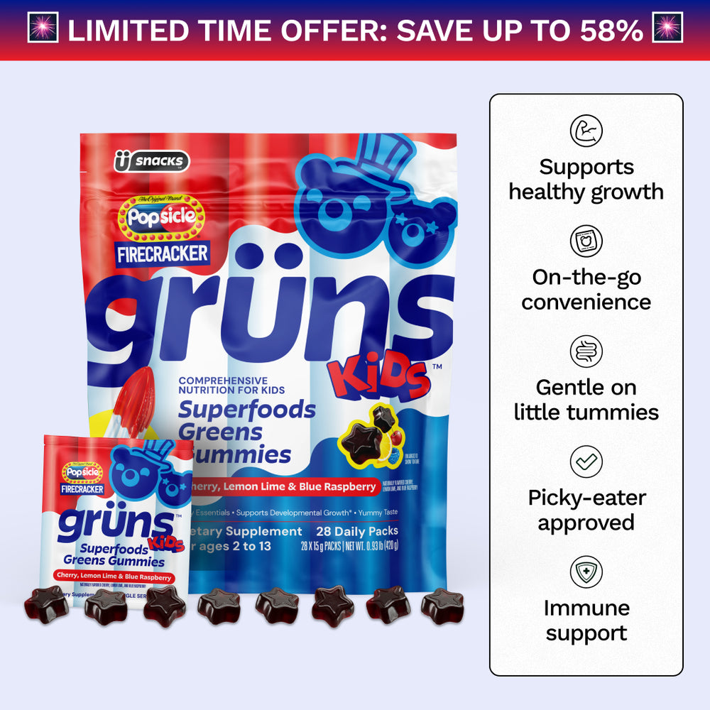 Popsicle® Firecracker Grüns Kids | Daily Nutrition Support