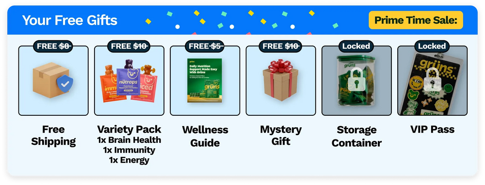 Your free welcome gifts