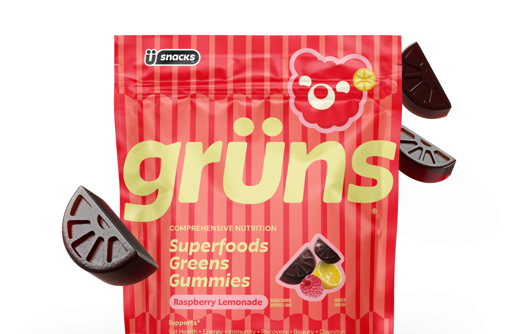 gruns gummies for glp 1 Adult Greens Sugar Free Multivitamin & Prebiotic Fiber, 28 ct Grns Superfood Gummies