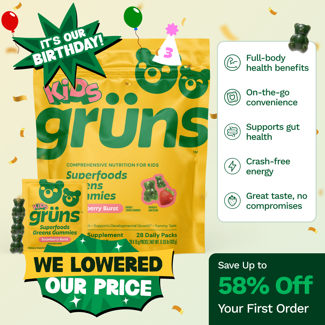 Grüns Kids Superfood Gummies