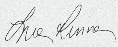 Handwritten signature of Grüns legal counsel