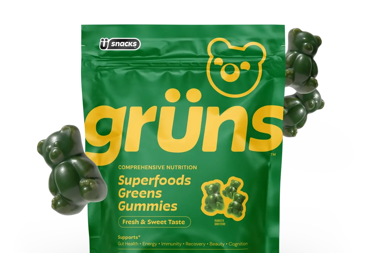 Grüns pouch with gummies